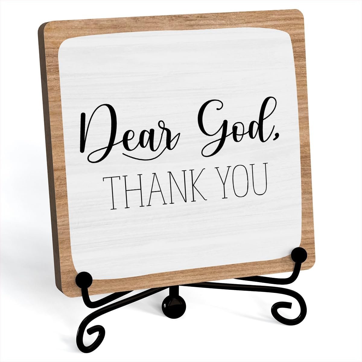 Home Decor, Farmhouse Shelf Table Decor, Christian Office Home Décor Accents For Living Room Mantle Coffee Bar Bookshelf Kitchen Entryway (B20)