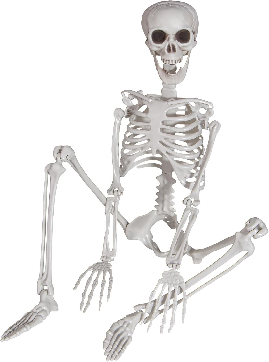 XONOR 3ft Halloween Skeleton Human Full Body Skeleton Decorations for Halloween Party Haunted House Supplies (1pc)