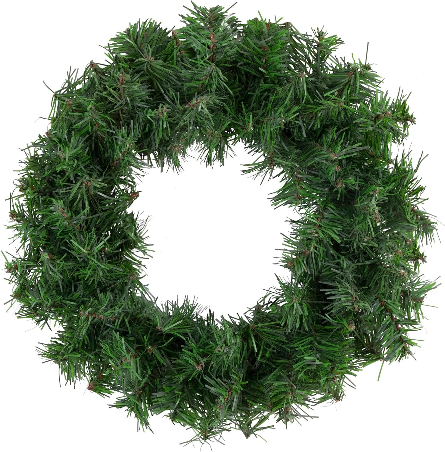Canadian Pine Small Artificial Christmas Wreath – 12″ – Unlit