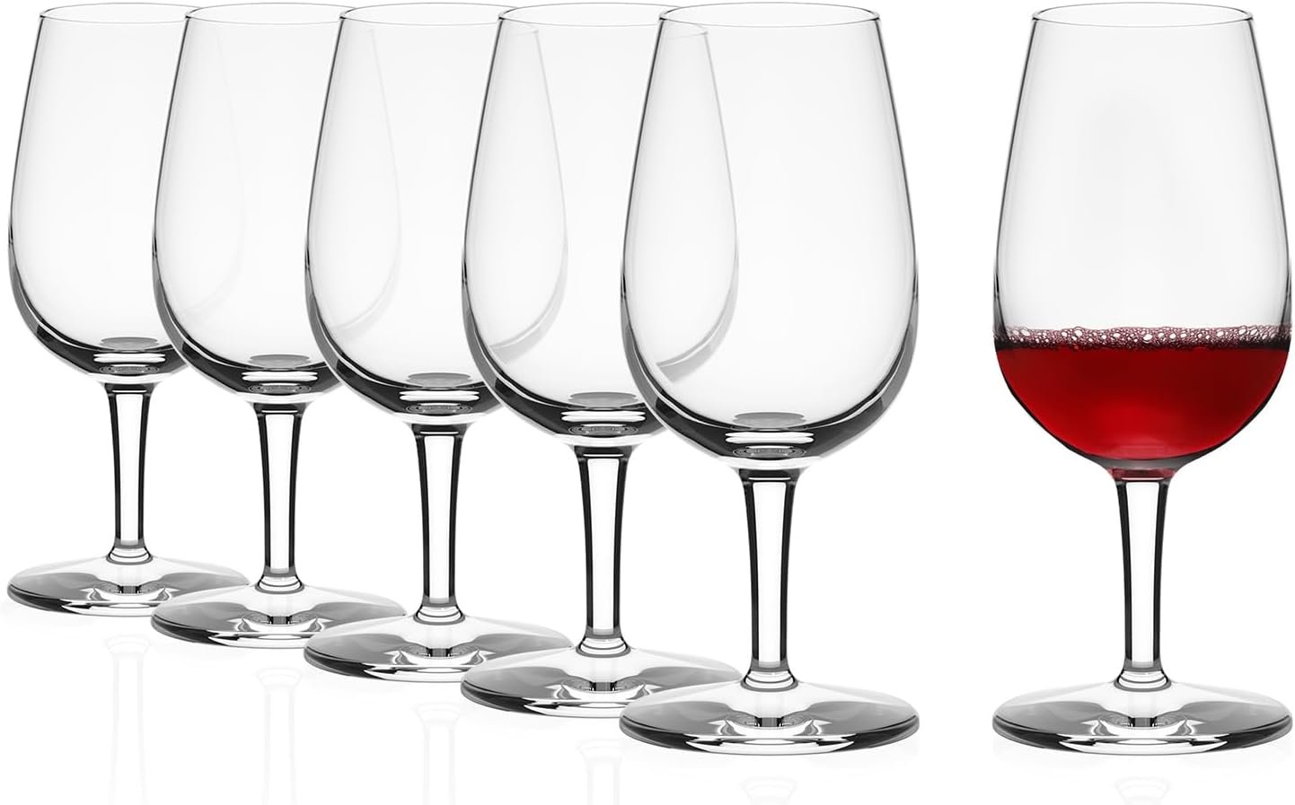 Stölzle Lausitz Set of 6 Wine Tasting Glasses (I.N.A.O.). Dishwasher Safe Luxury Glasses (6.75 Fl oz). Durable Red or White Wine Glasses Set of 6 – Genuine Stölzle Glass Set