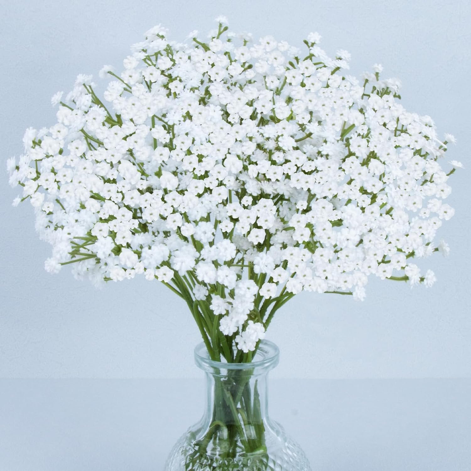 MAQIAHN 6 Baby Breath Artificial Flowers – Babies Breath Flowers Artificial Bulk Faux Flowers Bouquet White Flores Greenery Real Touch Fake Flowers Arrangements Wedding Centerpieces Tables Decorations