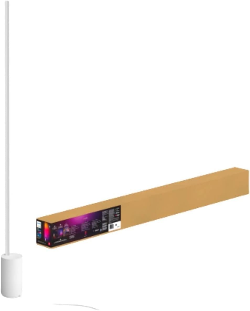 Philips Hue Signe Smart Floor Lamp, White – White and Color Ambiance LED Color-Changing Light – 1 Pack – Indoor – Control with App – Works with Alexa, Google Assistant, and Apple Homekit