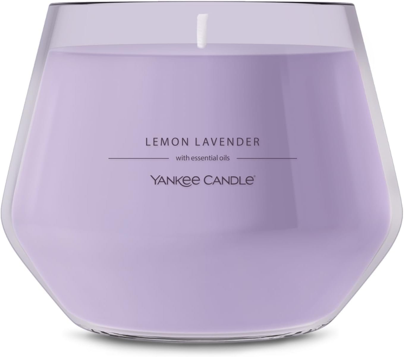 Yankee Candle Studio Scented Candle, Single Wick Jar Candle for Home Fragrance, Premium Plant Wax Blend, Long Lasting Burn, Lemon Lavender (Pack of 1)