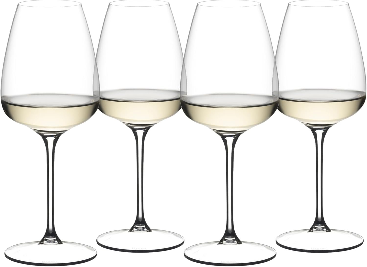 Riedel GRAPE White Wine Rose Champagne Wine Glass – 4 Pack – Dishwasher Safe, Crystal Glass – 5424/05-US