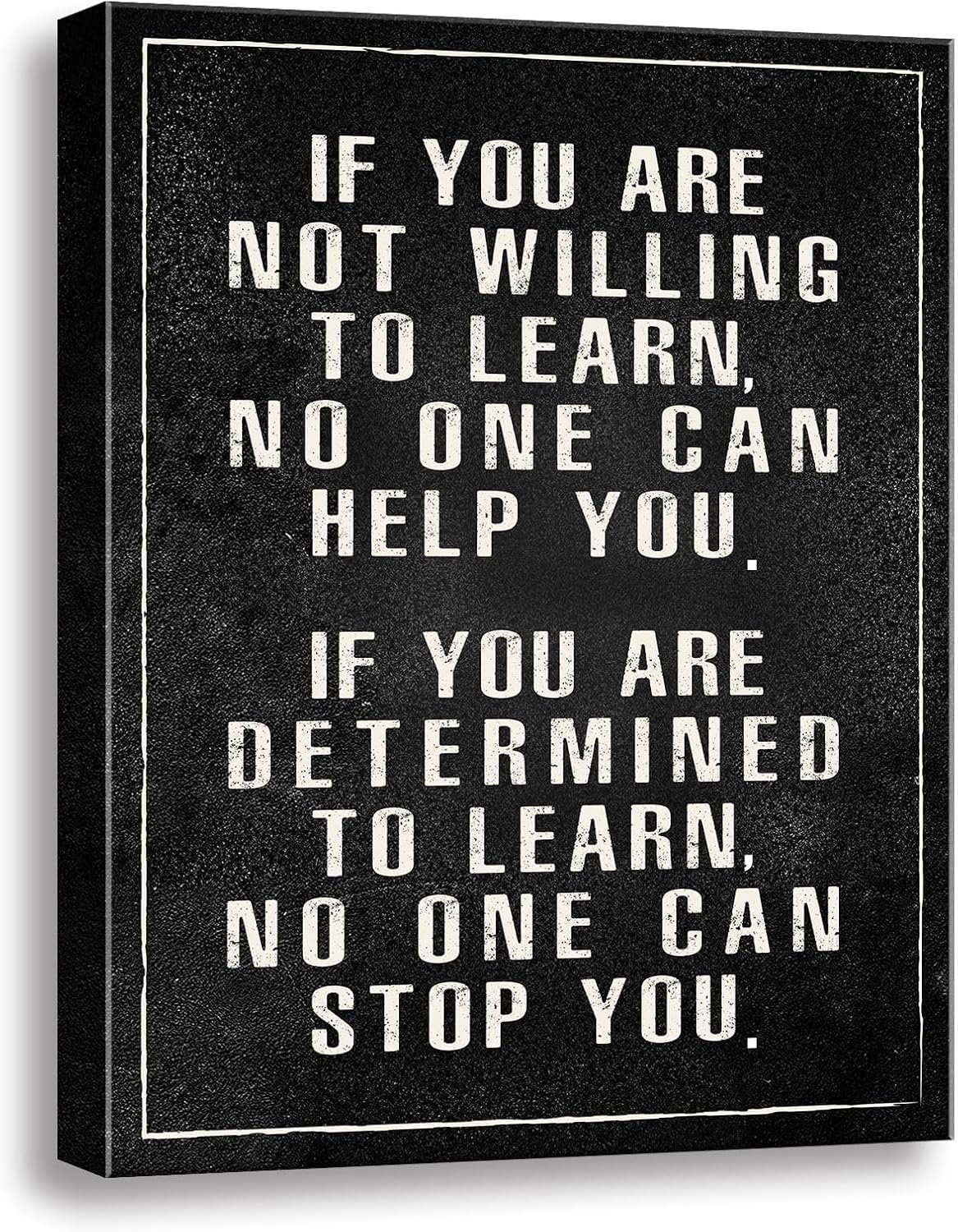 Ploceiny Inspirational Office wall art Motivational poster for home decor Positive Quotes wall prints Encouragement Gifts Positive Sayings for preppy room Wall Decor A-288