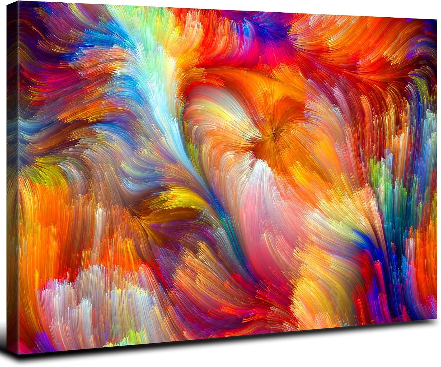 Bright Colorful Wall Art Abstract Wall Decor for Living Room Aesthetic Room Decor Pastel Colors Picture Canvas Painting Poster Modern Farmhouse Prints Artwork Bedroom Office Home Decorations 12×16”