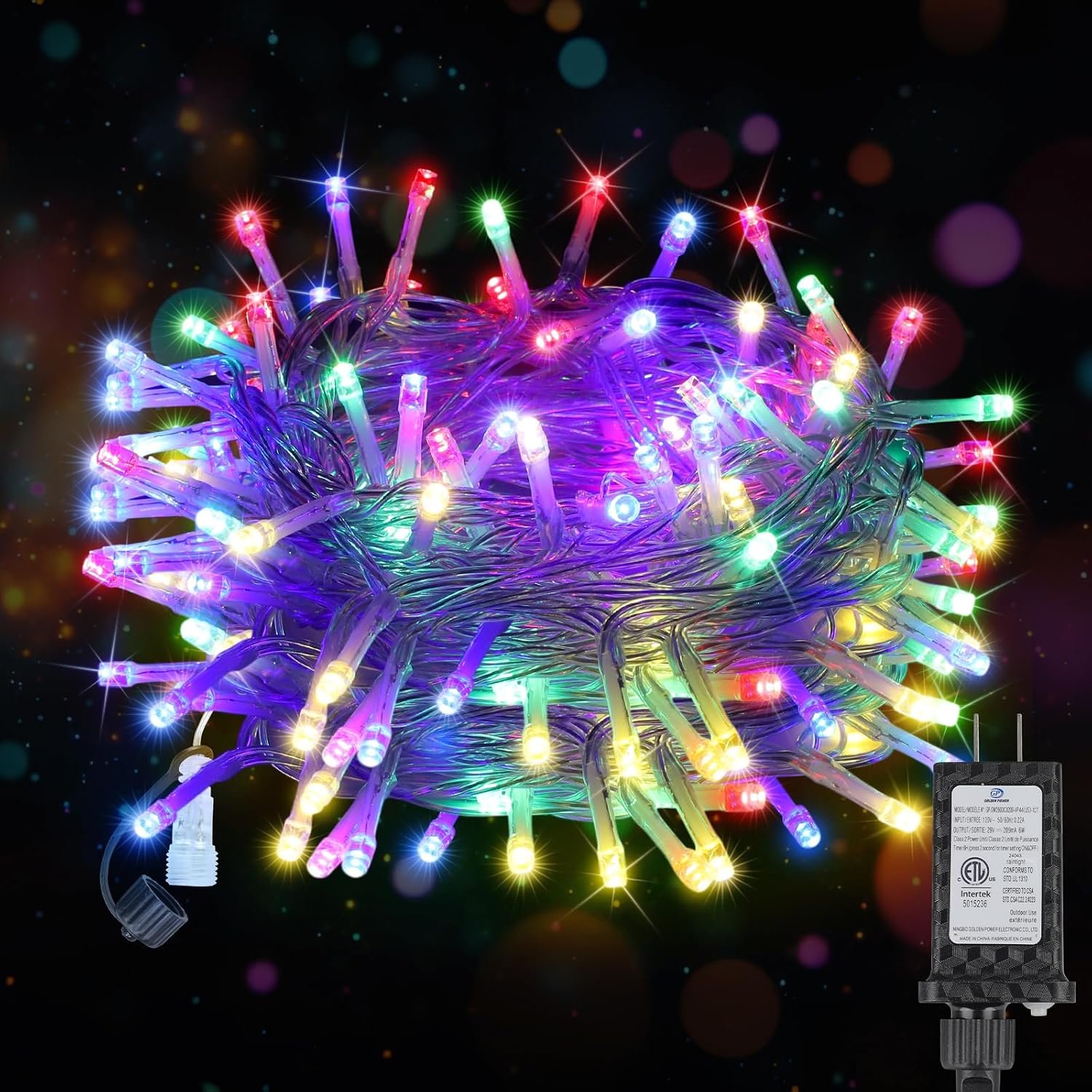 70FT 200LED Christmas Lights Plug in,Outdoor Indoor Connectable Fairy Lights with Timer and 8 Modes,Christmas Tree Lights for Garden Party Wedding Christmas Decoration(Multi-Color