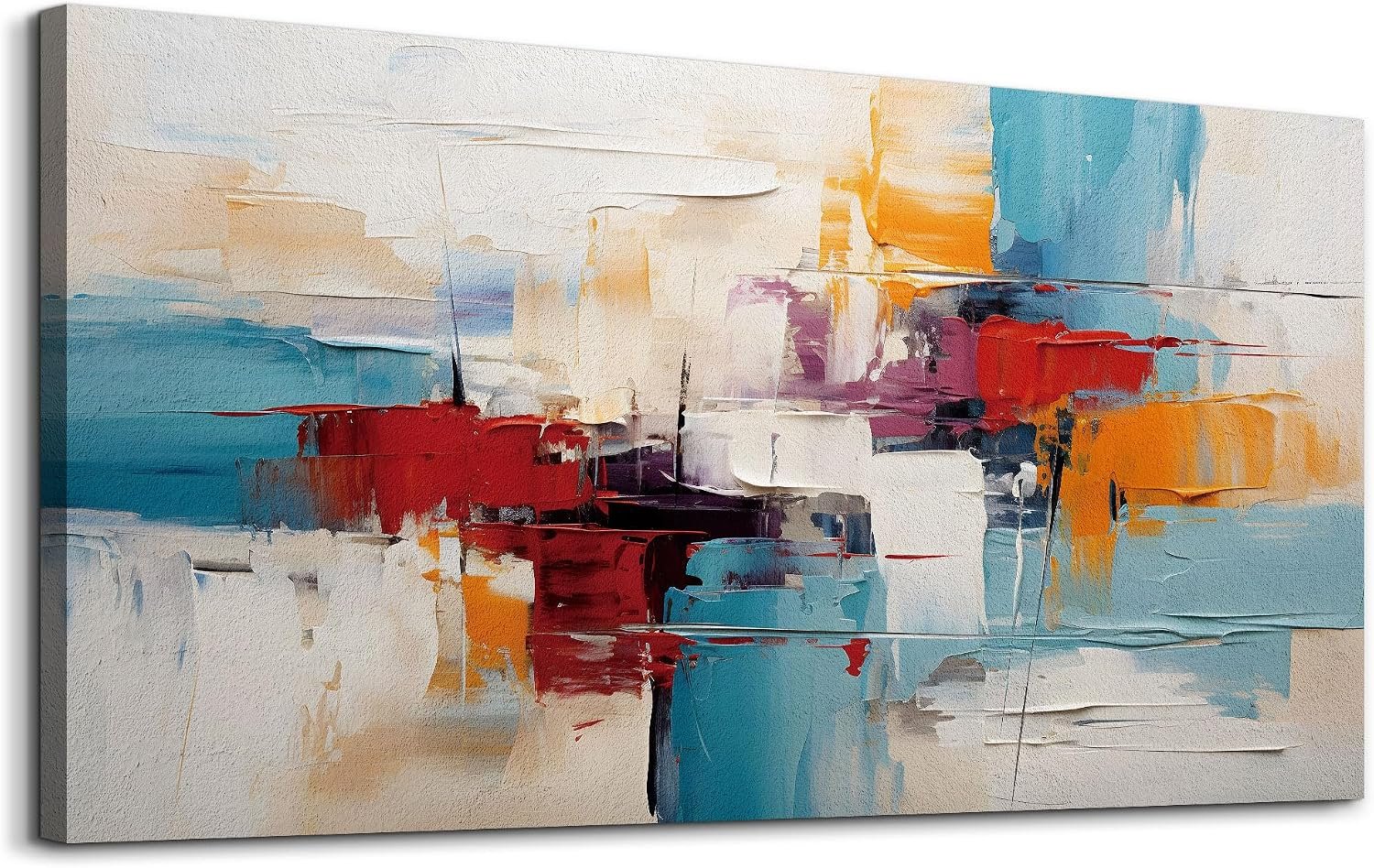 hyidecorart Canvas Wall Art For Living Room Abstract Office Artworks Wall Decor For Bedroom Minimalism Wall Paintings Modern Pictures Ready to Hang Home Decorations 40″ x 20″