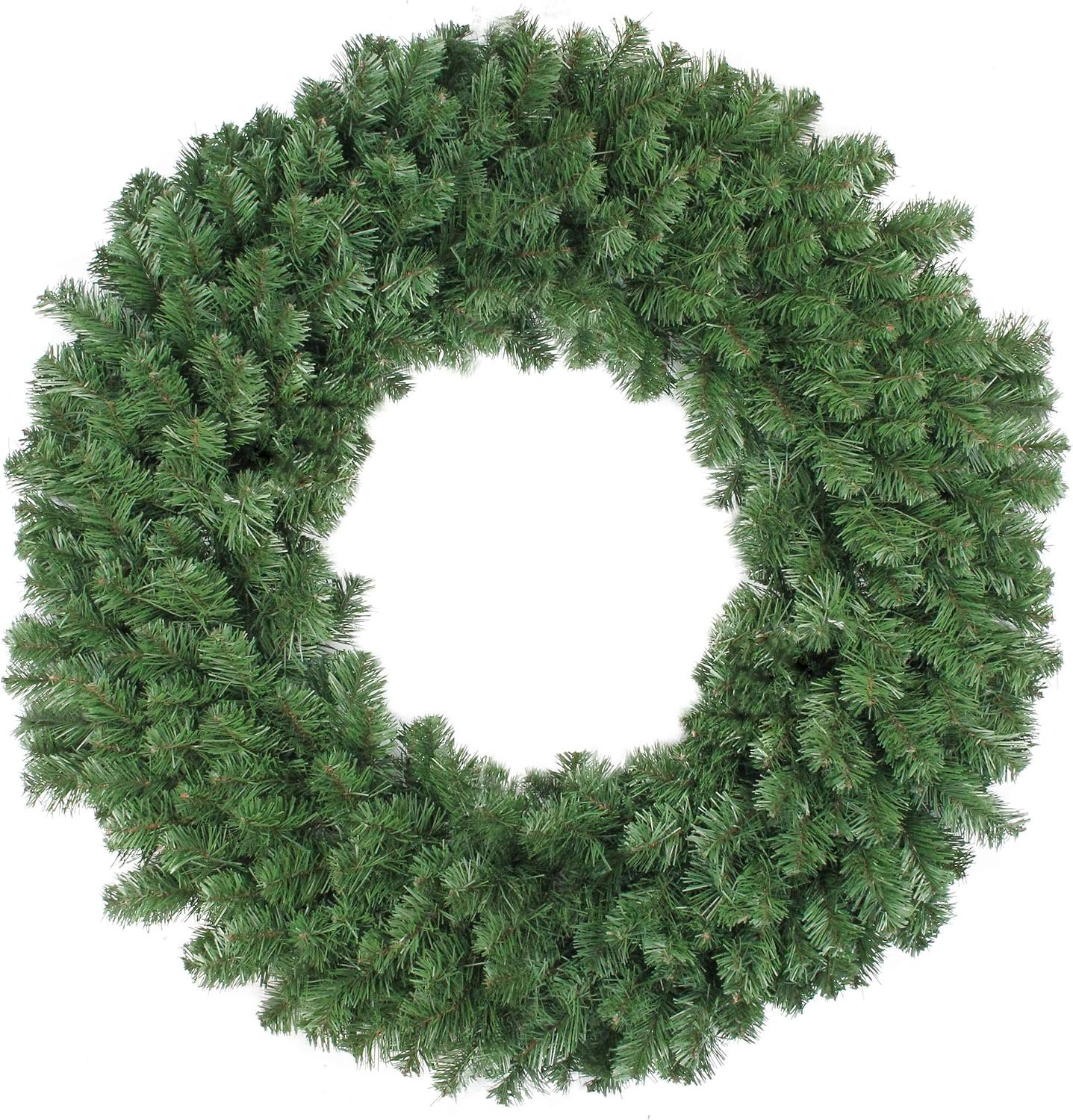 Colorado Spruce Green Artificial Christmas Wreath – 36-Inch Unlit